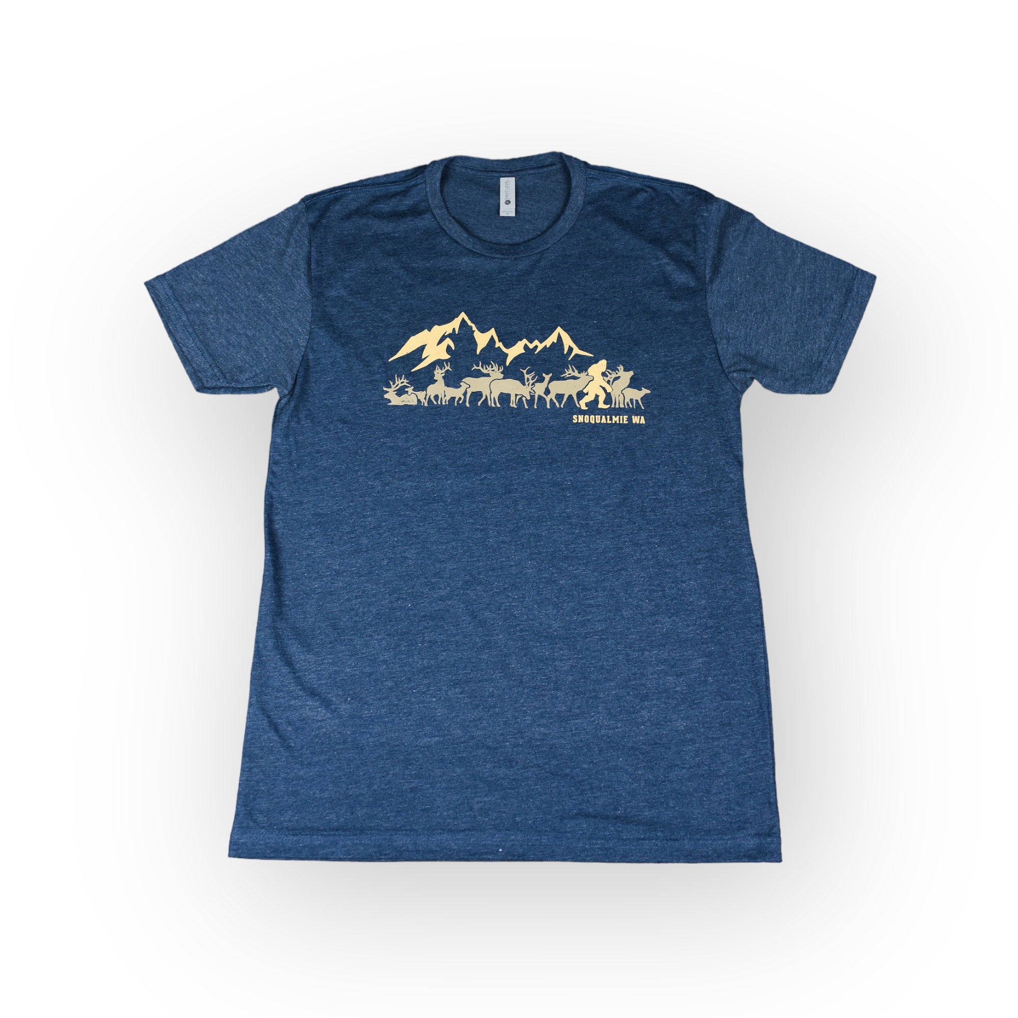 T-Shirt - Elk Herd Sasquatch - Snoqualmie | SNOQUALMIE TRADING CO